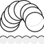 Discos voladores plegables con ventilador 9.8pulg para playa