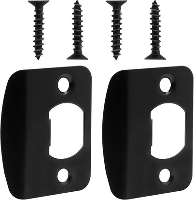 Placa puerta acero inox 4 s negro
