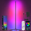 Lámpara pie LED RGB 64.5pulg control remoto 16M colores