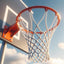 Red baloncesto resistente para exteriores 12 bucles