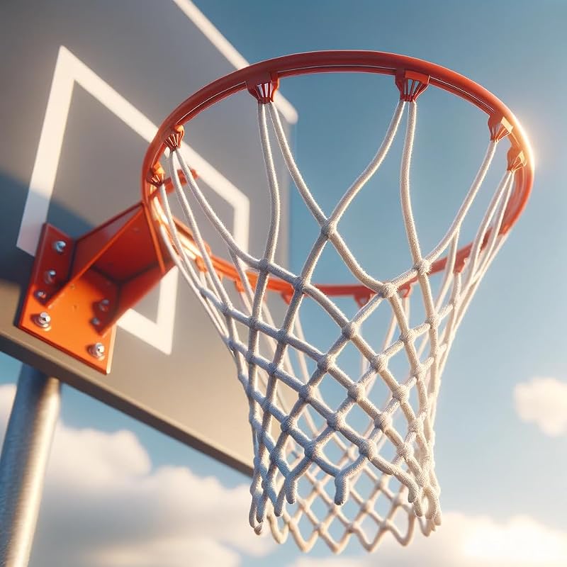 Red baloncesto resistente para exteriores 12 bucles