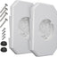 Bloque montaje luz exterior 8141DBL placa lateral 1/2pulg
