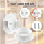 Soporte barra armario 1-3/8" 4 Pzas