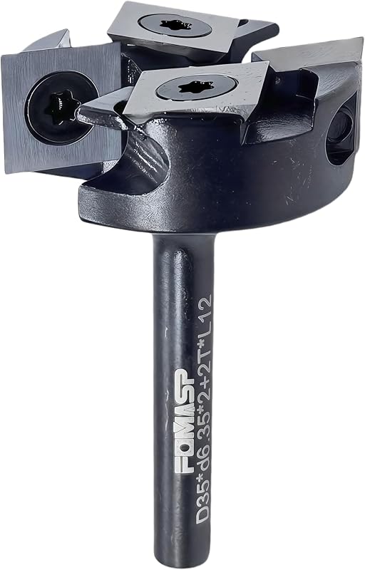 Broca enrutador alerón CNC 1/4 pulg 1-3/8 pulg insertos