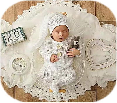 Traje foto recién nacido sombrero body bebé niño niña
