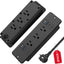 2 Regleta empotrable 14 en 1 con 6 enchufes y 4 USB-A 20W