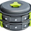Kit utensilios cocina camping estufa portátil
