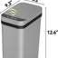 3 Cubos Basura 10L Sensor Movimiento Impermeables