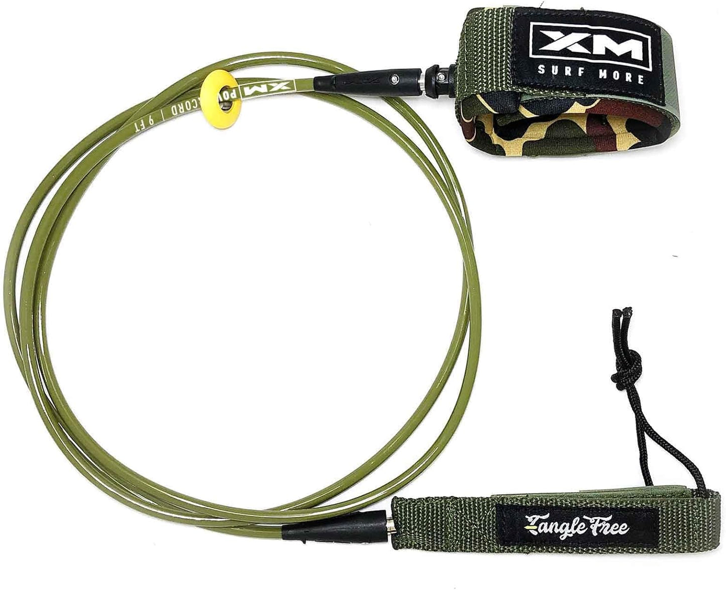 Correa tabla surf comp 5-10ft sin enredos con bolsillo