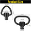 Accesorios giratorios desmontaje rápido botones negro
