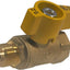 Válvula gas FIP 3/8x1/2 pulg 10 pzas