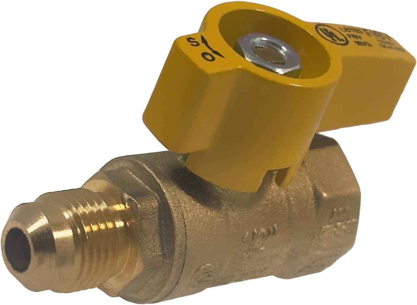 Válvula gas FIP 3/8x1/2 pulg 10 pzas