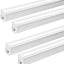 4 Lámparas LED T5 20W 6500K blanco súper brillante con cable