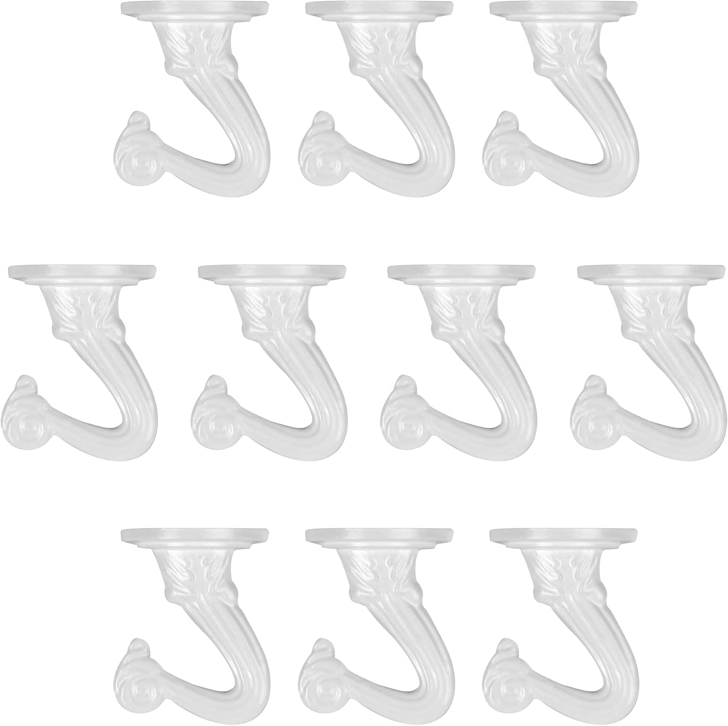 Juego ganchos colgantes para techo 10"
