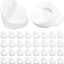 Tapones puerta silicona blanca 1/4pulg