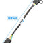 Extensión arnés 16 AWG 4 pines 10ft conector plano