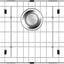Rejilla fregadero acero inox 26x14" drenaje trasero