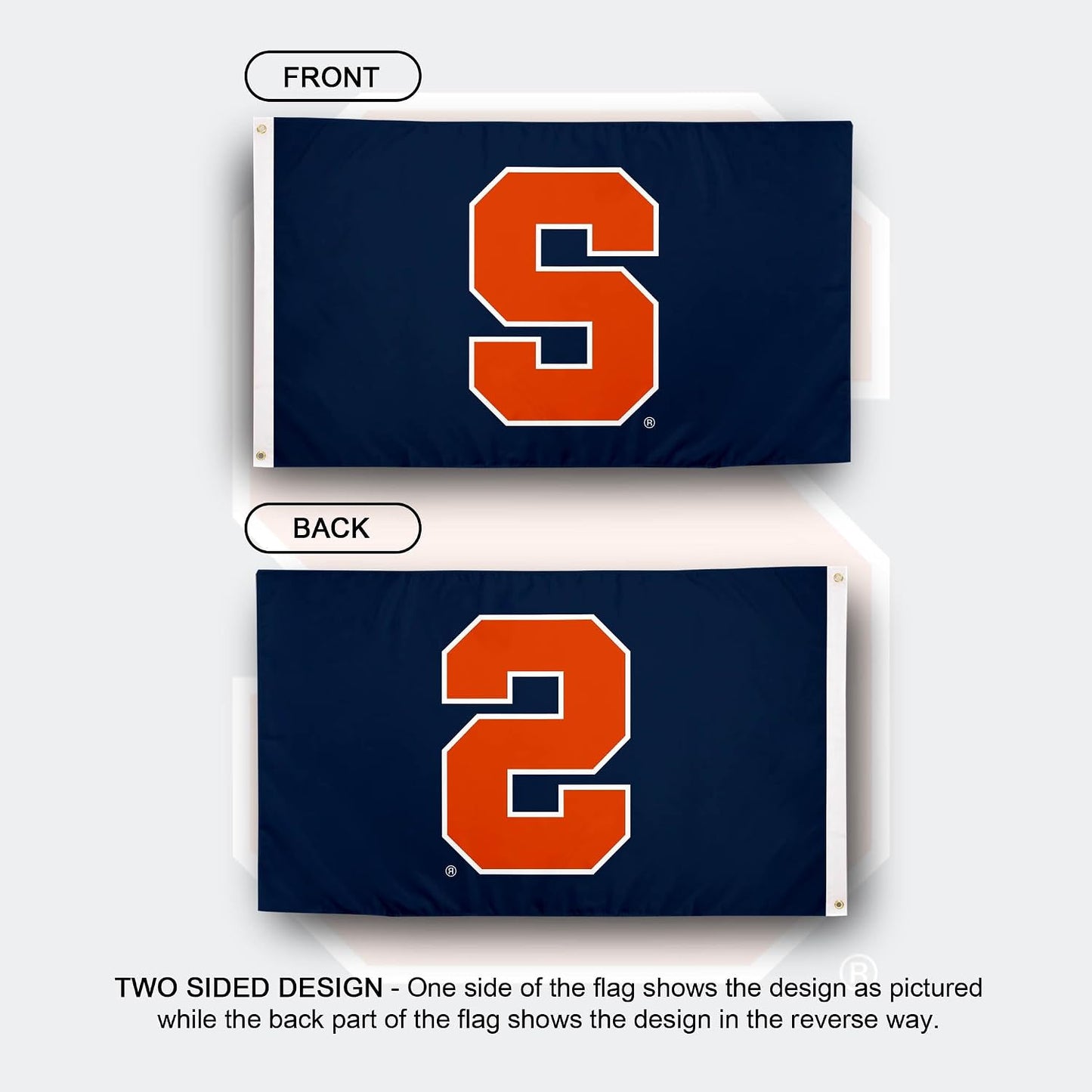 Bandera Syracuse University 3x5ft tela poliéster duradera