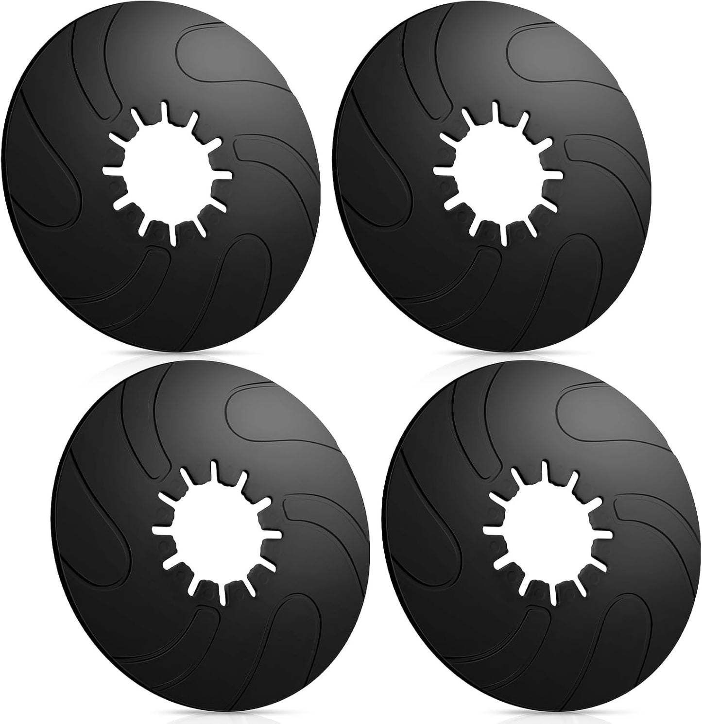 4 Placas Lubricación Enganche Quinta Rueda 12" RV