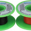 Bobina alambre silicona 250pies rojo y negro 30awg