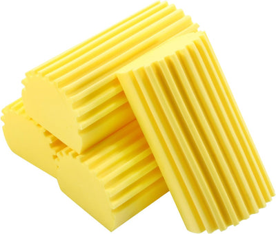 Set 4 cepillos esponja limpieza húmeda para ventanas coche