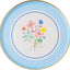 Platos de postre de papel floral para fiesta elegante