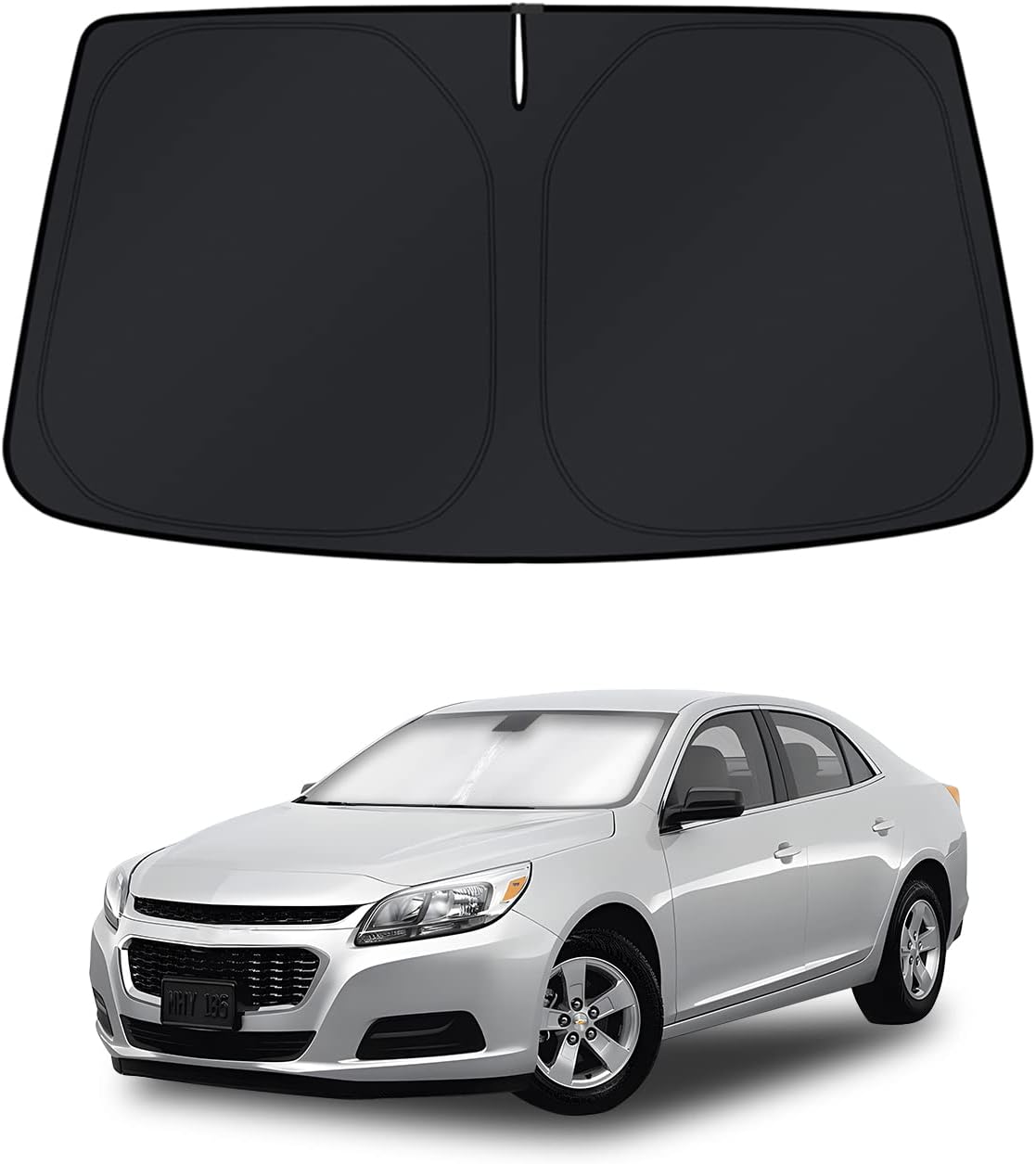Parasol parabrisas Chevy Malibu cubierta solar plegable UV