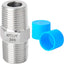 2 Pezones Hexagonales Acero Inox 304 1/4pulg
