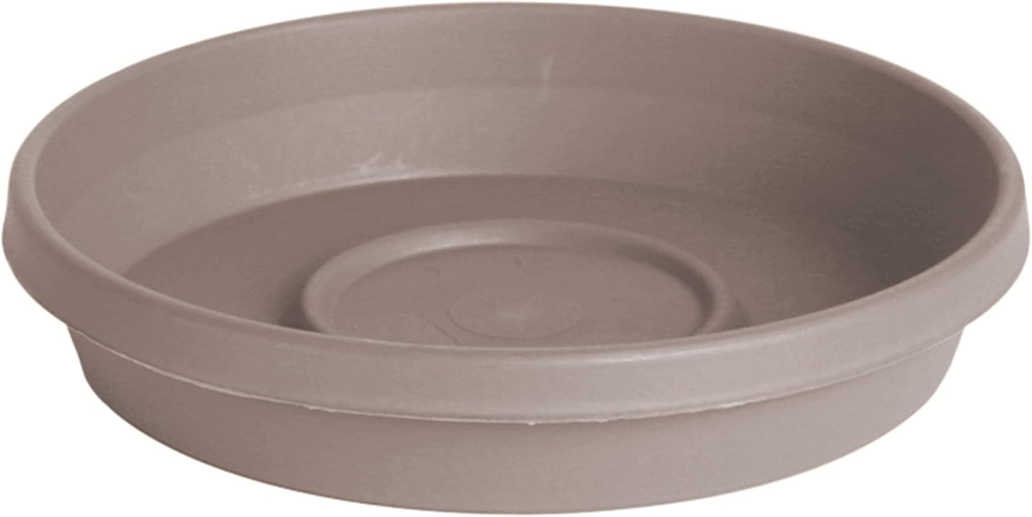 Plato drenaje redondo 14pulg Pebble Stone uso interior y exterior