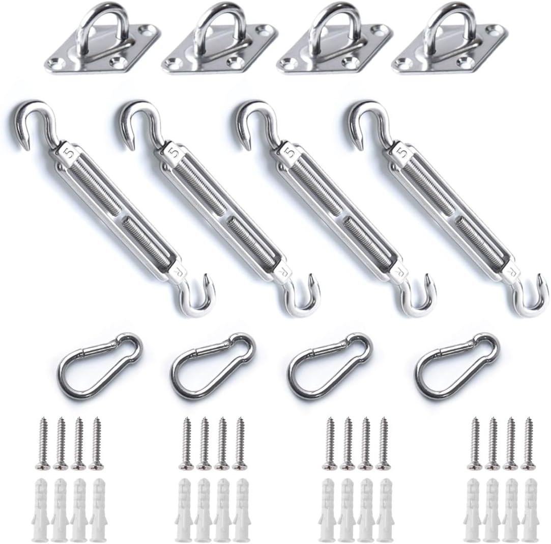 Kit 12 Pzas Accesorios Toldo Acero Inox 304