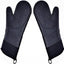 Guantes horno silicona acolchados 2 pzas 14.2pulg negro