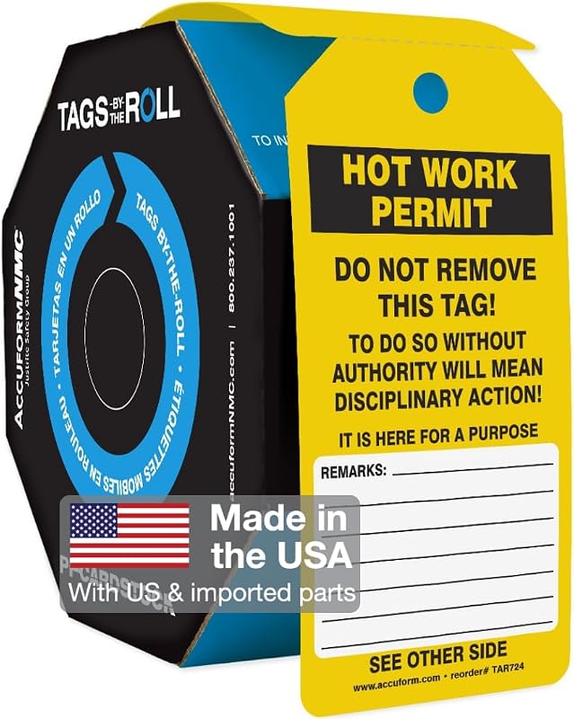 Etiquetas inspección estado rollo OSHA resistente agua