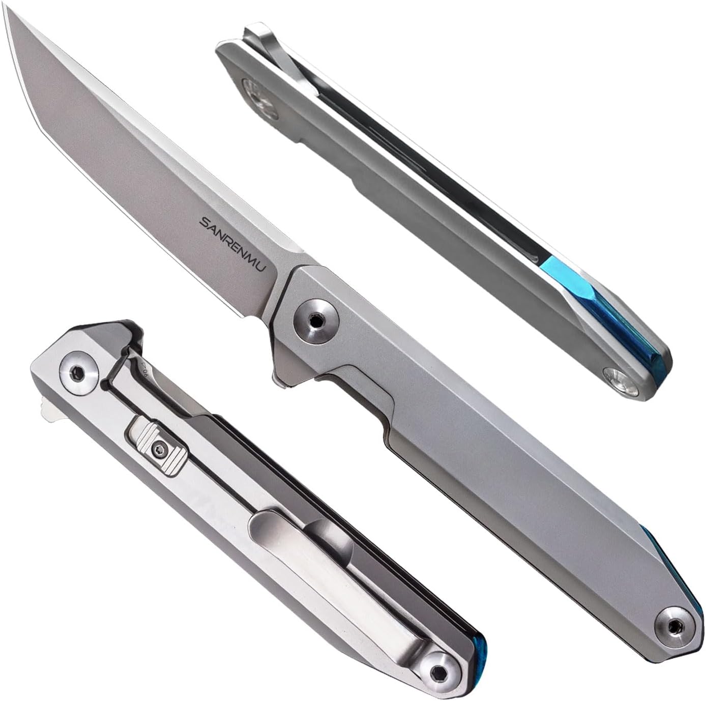 Cuchillo táctico plegable acero 14C28N con bloqueo