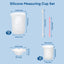 Set 16 Tazas Silicón para Fundición Resina 250ml y 100ml