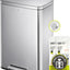 Bote basura acero inox 50L forro resistente huellas