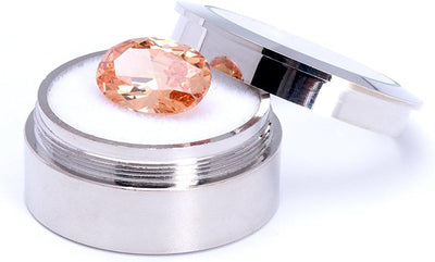 Caja exhibición diamantes sueltos 1.3" plata