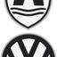Imán VW para nevera tablero magnético pizarra blanca set 2