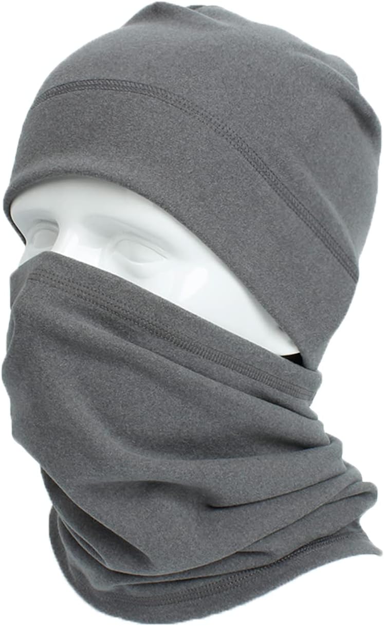 Conjunto gorro forro polar y calentador cuello