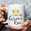 Taza café Call Me Queen Bee 11oz color blanco
