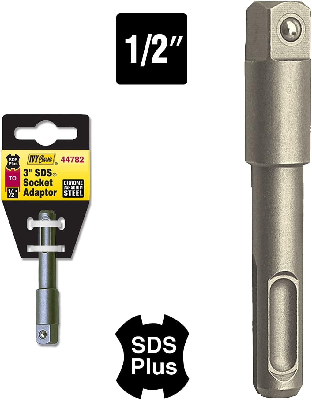Adaptador enchufe SDS Plus 1/2