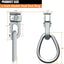 8 Accesorios Amarre Doble Perno en L Eslabones Pera