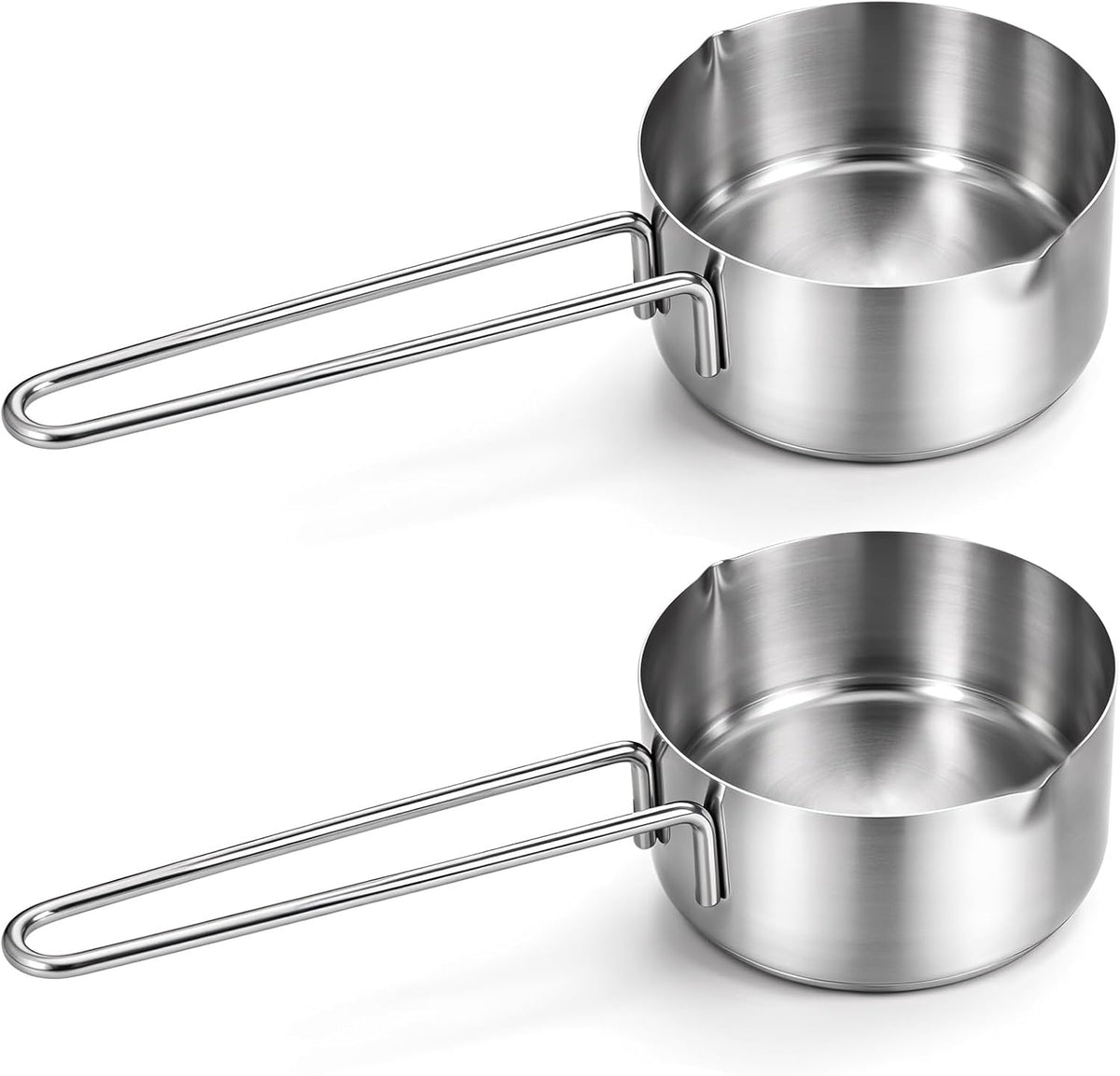 2 Pzas Medidor 60ml Acero Inox para Cocina y Hornear