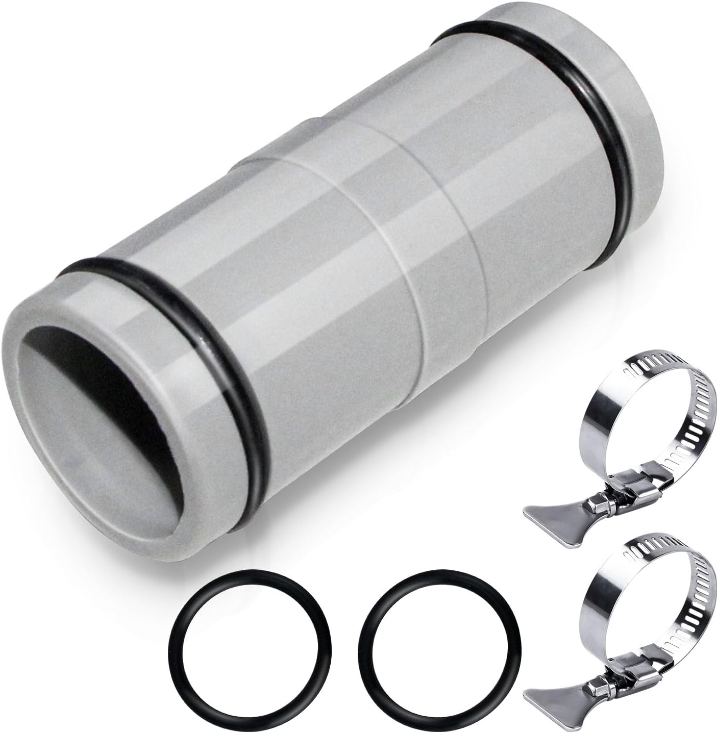Conector manguera piscina 1.25pulg adaptador 2 cabezales