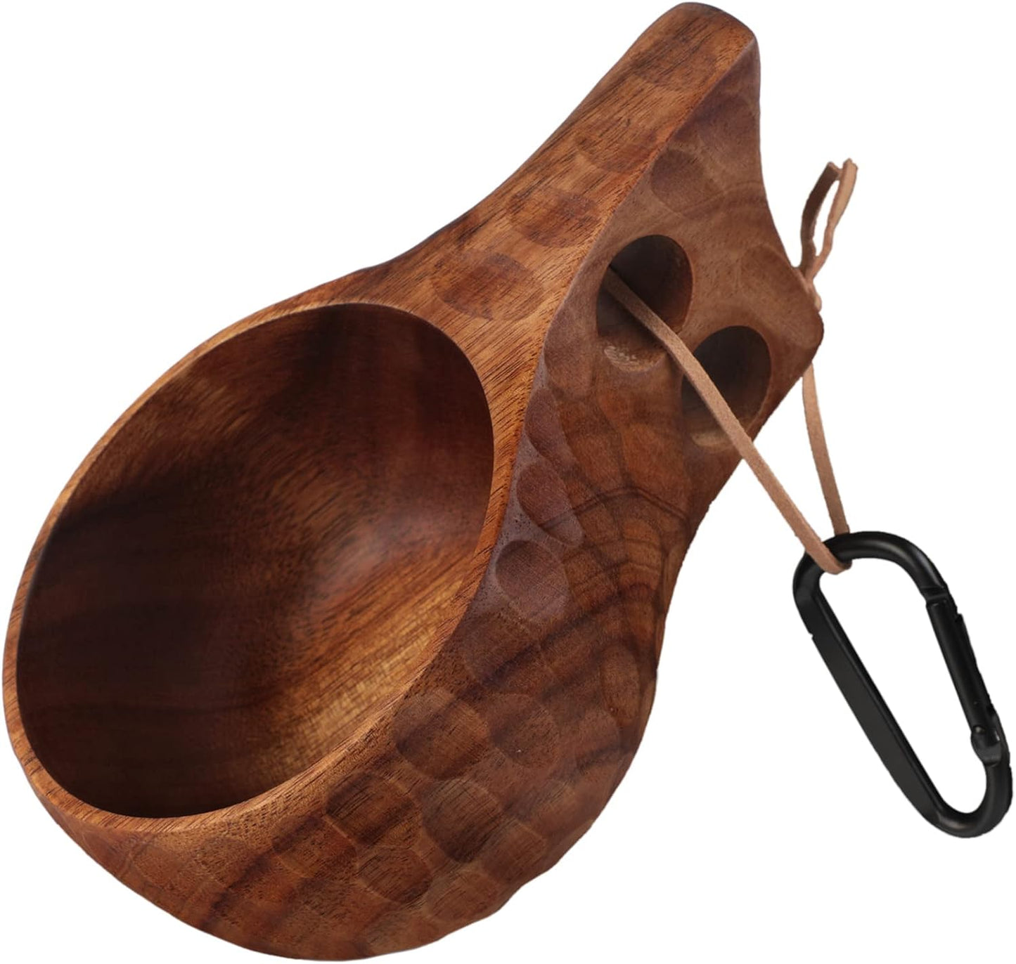 Taza café madera 12oz para camping senderismo