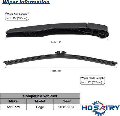 Set limpiaparabrisas trasero Ford Edge 15-24 FT4Z17526A