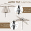Parasol mesa exterior giro automático palo resistente