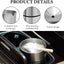 Cenicero coche acero inox desmontable con boquilla