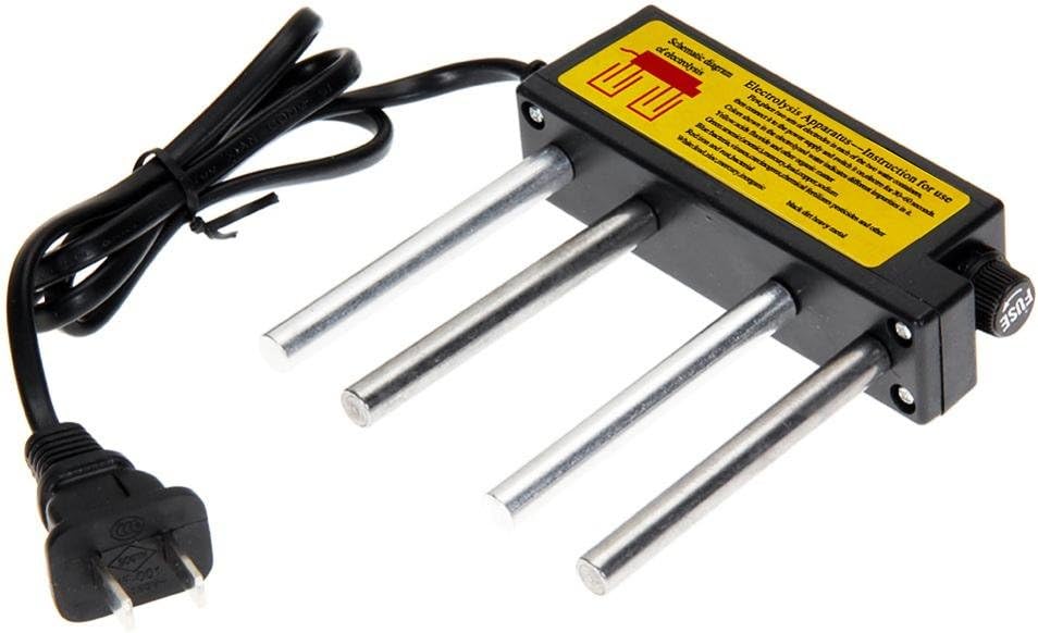 Prueba calidad agua electrolizador barra hierro hogar TDS