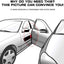 Protectores borde puerta coche 10m forma U goma anticolisión