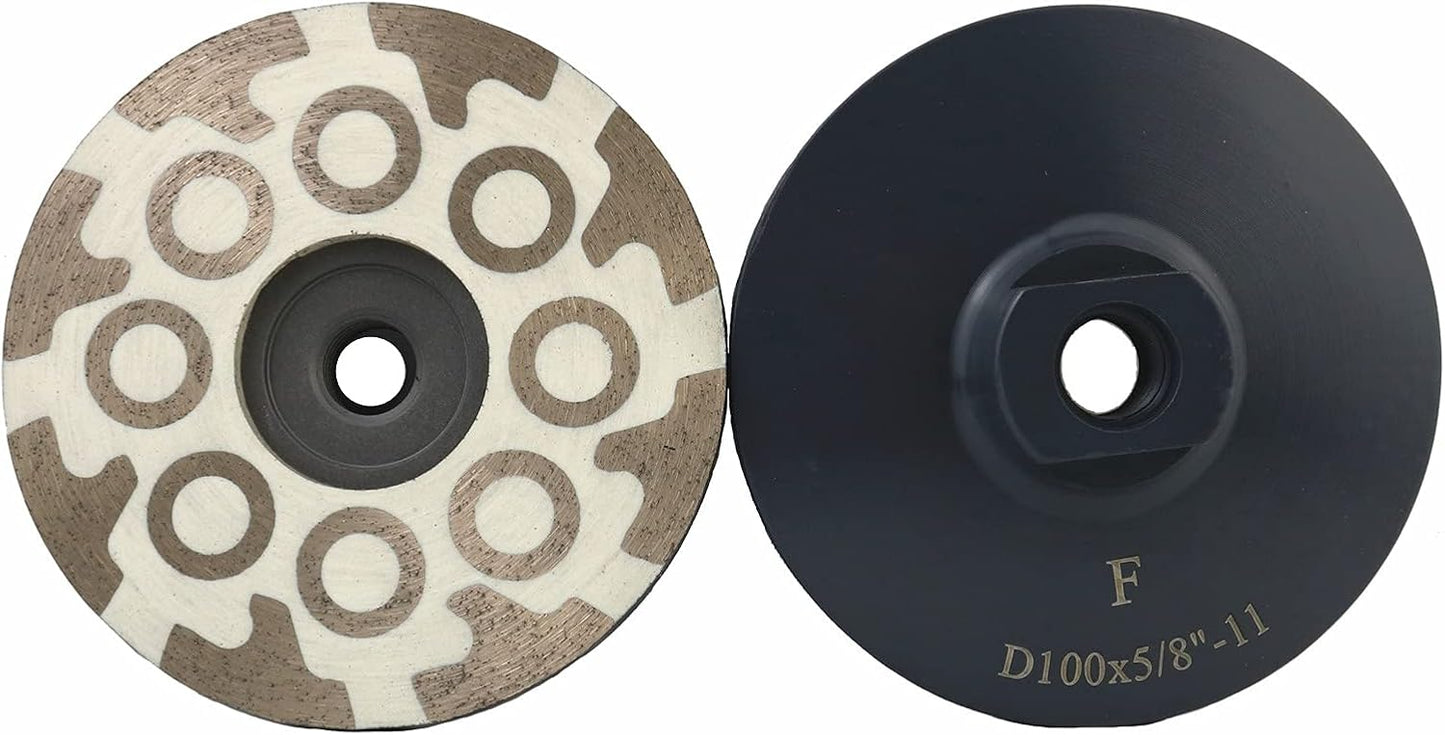 Muela resina diamante 4pulg para granito hormigón